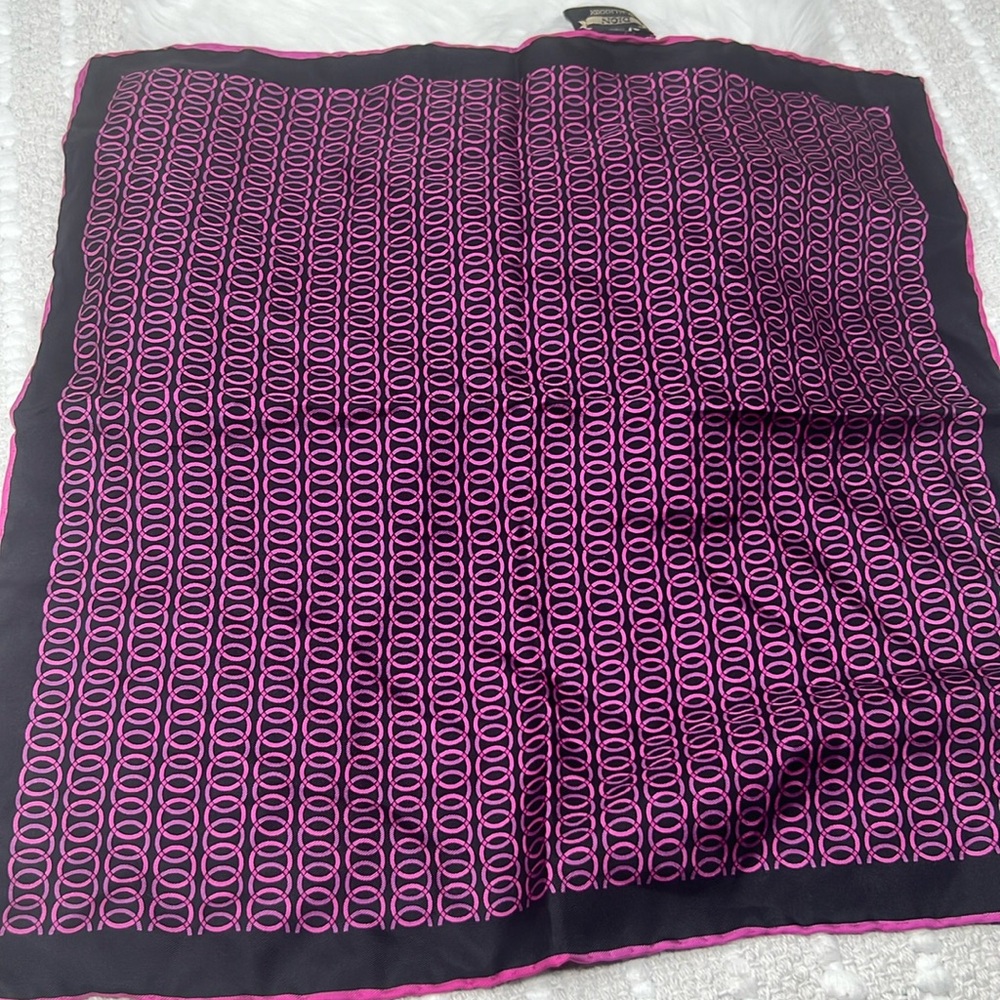 DION Men’s Geometric Print Pocket Square Handkerchief